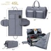 Modoker Convertible Garment Bag with Toiletry Bag, Carry On Garment