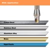 Jerax tools R8 Shank Indexable 1" End Mill, 1" Diameter
