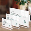 ECKEK 2 Pack Acrylic Sign Holder Menu Displays Double Sided