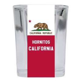 Hornitos California Souvenir 2 Ounce Square Shot Glass