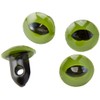 EFCO Augen, der Kunststoff, grün/schwarz, plastik, grün/schwarz, 10 mm, 4-Piece