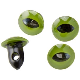 EFCO Augen, der Kunststoff, grün/schwarz, plastik, grün/schwarz, 10 mm, 4-Piece