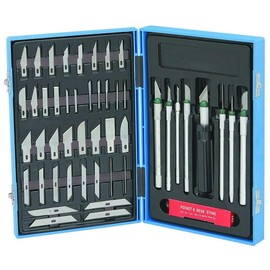 56pc Precision Hobby Knife Set Kit Exacto Knives Blades Craft Razor Scrapbooking