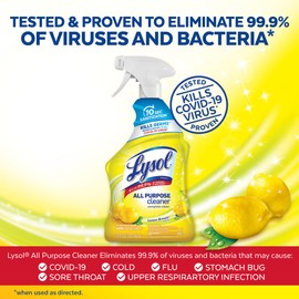 Lysol Lysol All-Purpose Cleaner, Sanitizing and Disinfecting Spray, To Clean and Deodorize, Lemon Breeze Scent, 32oz