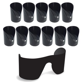 Roller-Shadz Disposable Rollup Sunglasses, Gray Smoke Color, 12/pkg, One Size