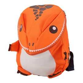 Preschool Toddler Backpack, 3D Small Cute Dinosaur Kindergarten Backpack Cartoon School Backpack for Children(25 * 15 * 4cm-Orange)