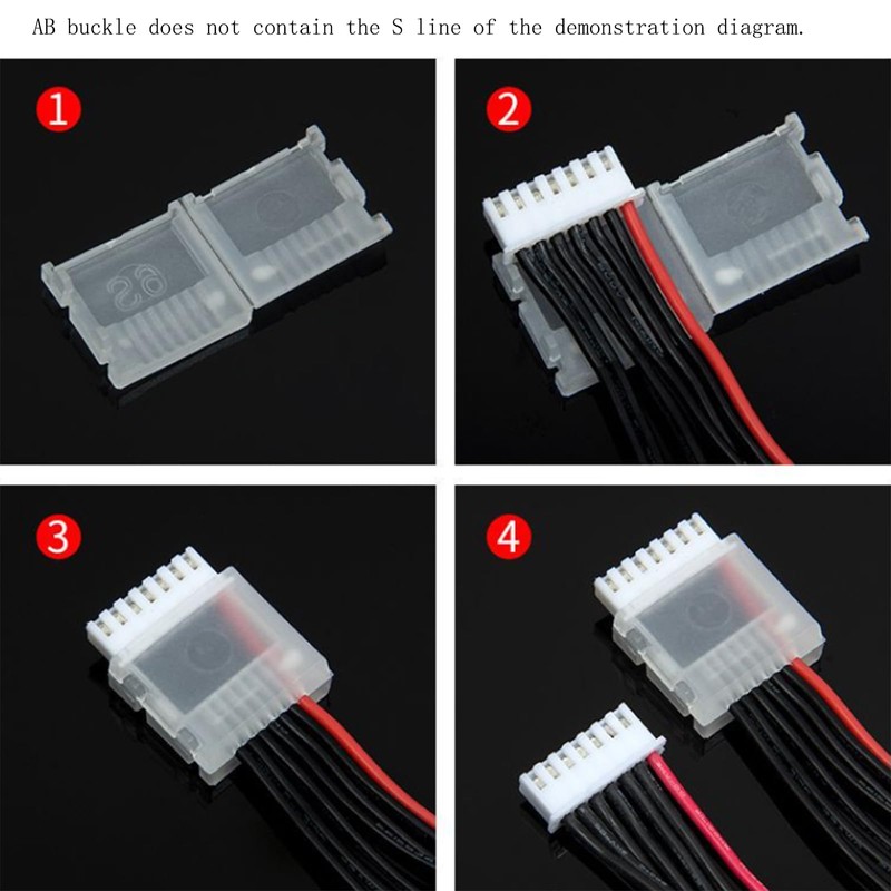 wurenji Balanced Plug Protector AB Clip, 10 Pieces of 2S-6S