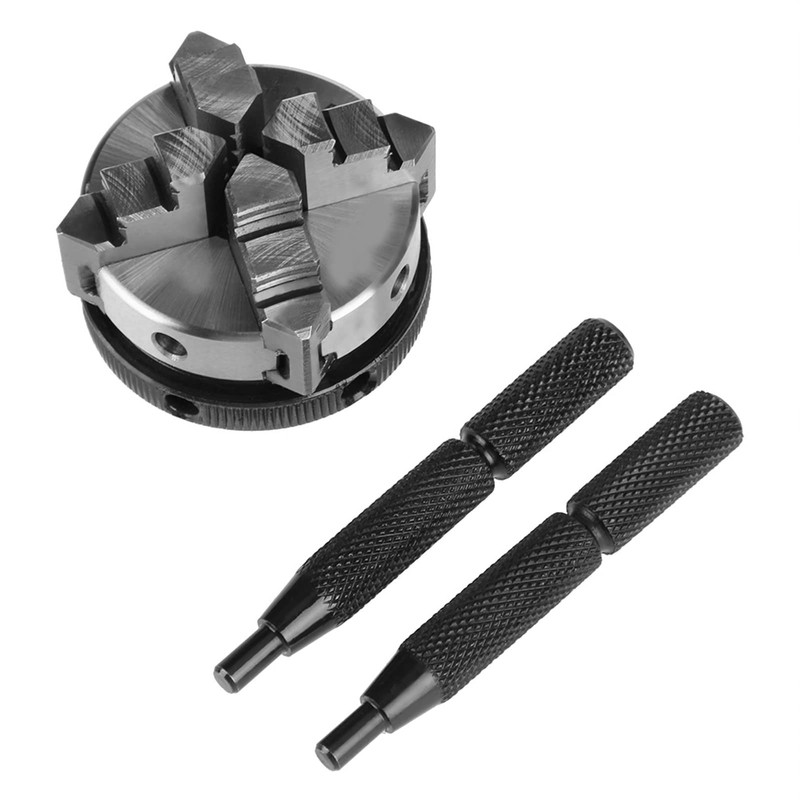 ZJchao Expanding Collet Lathe Chuck 3/4-16 Tpi Wood Turning, 4-Jaw