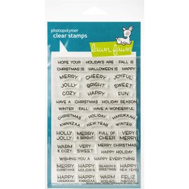 Lawn Fawn Reveal Wheel Holiday Sentiments (LF1772)