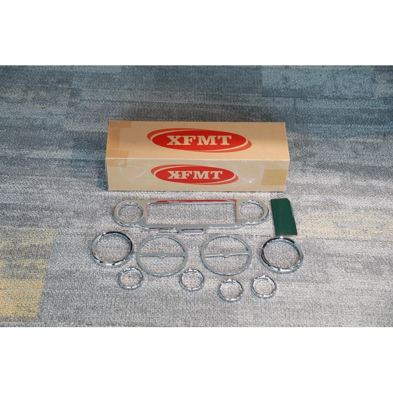 XFMT Chrome Inner Fairing Trim Kit Compatible with Harley Electra