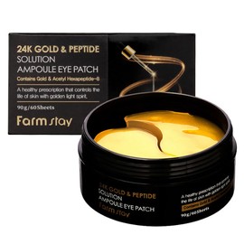 60 24K gold and peptide healthy eye care eye patches / 24K 골드와 펩타이드 건강한 눈가 케어 아이패치 60매