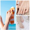GXGM 12 Pcs Women Open Toe Rings Adjustable Band Rings