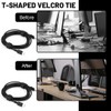 KOLZEMV Pack of 50 Velcro Cable Ties, Cable Ties, Perfect