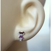 Ballet Cheerleader Dancer Earrings 925 Sterling Silver