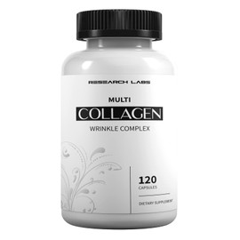 Research Labs Promo 120 Collagen Pills - 6000 mg. Grass Fed Anti-Aging Support for Skin, Joints, Tendons, Bones, Hair and Nails. Paleo Friendly. Collagen Peptides Powder Supplement