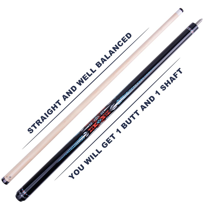 AB Earth 36”/42”/48” Canadian Maple Billiard Short Pool Cues for