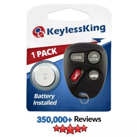 KeylessKing* New Replacement Keyless Entry Remote Key Fob Clicker Control Beeper for ABO1502T