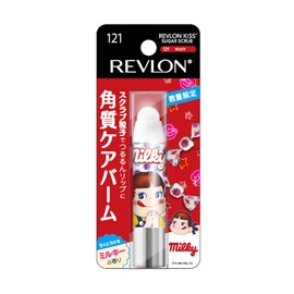 Revlon Kiss Sugar SCRUB MILKY Lip Scrub, 121 Milky, Slightly Sweet, Gentle Milky Scent, Moisturizing, Skin Care, 0.1 oz (2.6 g)