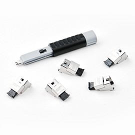 SmartKeeper/5 x RJ45-Kabelschließfächer, 1 x Key Basic, Fuchsia