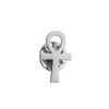 The Egyptian Cross Brooches Stainless Steel Eye of Horus Men
