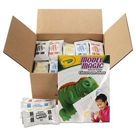 Model Magic Modeling Compound, 1 oz Packs, 75 Packs, Assorted Colors, 6 lbs 13 oz