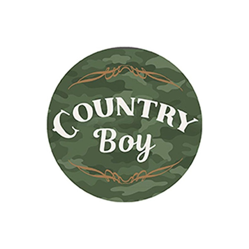 CARSON CAR Coaster-Single (1) Absorbent Stone Coasters for Cup Holders-Country