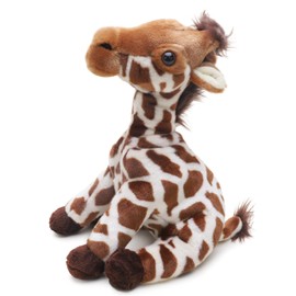 30cm (12') Premium Wildlife Soft Plush Toy With Natural Made Tags - Choose Your Favourite Animal (GIRAFFE)