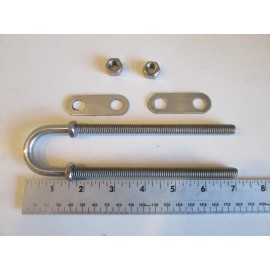 Epco 1310 Epco Marine 7" 304 Stainless Steel Bow Eye 3/8"Dia. 5 1/2" Thread