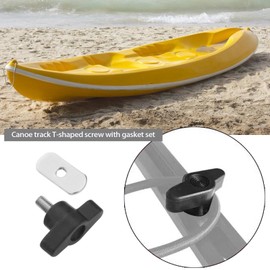 OTOTEC 6 Set Kayak Track Screws Nuts Kit M6 x 28mm Kayak Rail Stainless Steel T Screws Kayak Hardware Accessories for Kayaks Boats Canoes