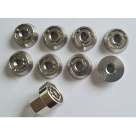 Adventure Xperience 8 + 1 Anti-Theft Nuts - Security Nut Anti-Theft Including Special Key - Various Sets, Special Shape - M5, M6, M10 Stainless Steel (M8, 8 Nuts 1 Nut) 8M8Tri