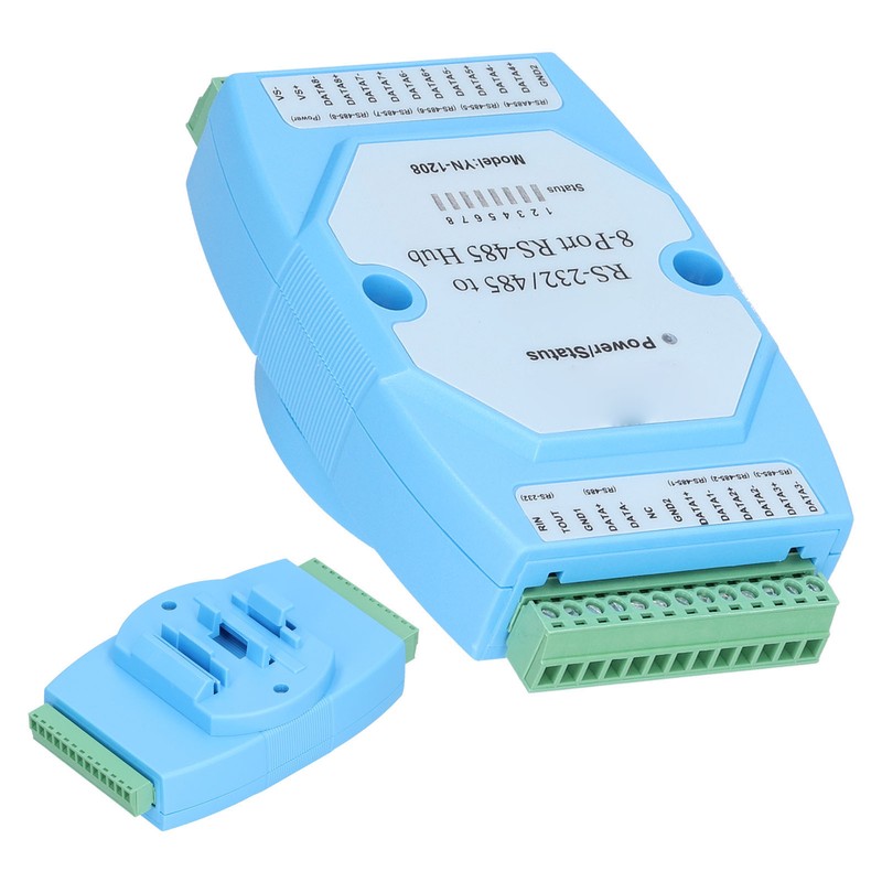 RS485 Hub 8 Ports OptoIsolated AntiInterference HighSpeed Transmission Repeater Distributor