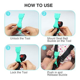 Unbuckle Release Assistant Tool, Easy Way to Unbuckle, Perfect for School Drop-Offs and Travel to Release Buckle (Yellow-REDESIGNED)