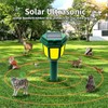 Mole Repellent Solar Powered for lawns Gopher Repellent Ultrasonic Snake