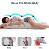 Body Pillow for Adults, Long Pillow for Back,Hip and Knee