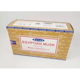 Satya WHOLESALE 12 PACK SATYA INCENSE 15g Egyptian Musk
