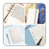 GYWHOOFT 6-Hole Notebook Refill, For Loose Leaf Binders, A5 Size,