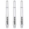 UNICORN Dart Shafts | Gripper 4 | Durable Polycarbonate | Short 35mm | Clear | 3 Stems