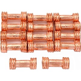 15g Bali Tube Bead Copper Plated Jewelry 12mm Approx 15