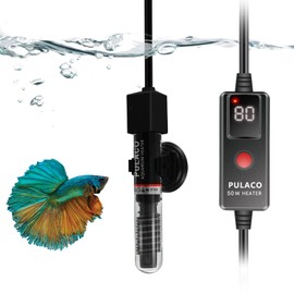 PULACO 50 Watt Small Aquarium Betta Heater for 1-10 Gallon Tank