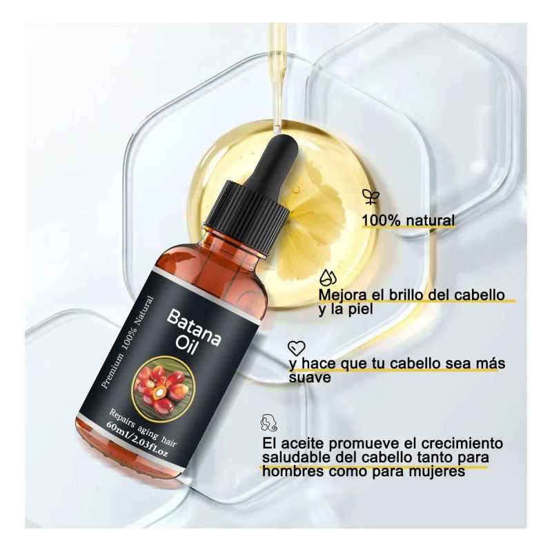 Aceite De Batana Para El Crecimiento Del Cabello Serum 60ml