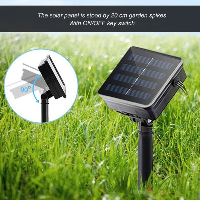 DropShaped 30 LED Solar String Light Waterproof Garden Decoration Light