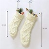 meioro Christmas Stockings Cable Knit Stocking Christmas Decorations Goodie Bags