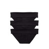Motherhood Maternity Women's Maternity 3 Pack Panties S-3X, All Black