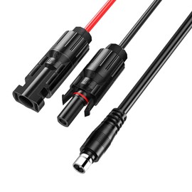 Jackery Solar Connector to DC8020 Extension Cable for Solarpanel Charging, Compatible with Jackery Explorer 3000, 2000, 1500, 1000 Pro, Plus, 700, 600