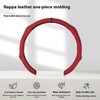 Napa Nappa Leather Centering Mark Steering Wheel Cover New Quick