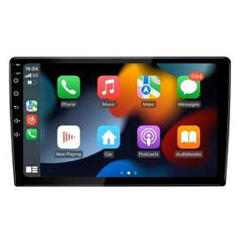 Android Car Stereo Double Din Radio,9 Inch Touch Screen Car Radio 2 Din with GPS Navigation Bluetooth FM HiFi WiFi USB with Wireless Apple Carplay Android Auto 2G+32G