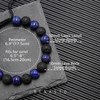 Natural Stone Beads Bracelet for Men - GENASTO Protection Crystal