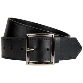 Champro Men's Umpire Leather Fibre Belt High Bonded Leather, black