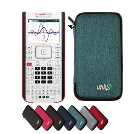 TI-Nspire CX II-T with WYNGS Protective Case Turquoise - Graphing Calculator - Basic Package
