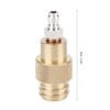 Simlug Soda Adapter, TR21-4 Male Thread Brass Soda Water Adapter
